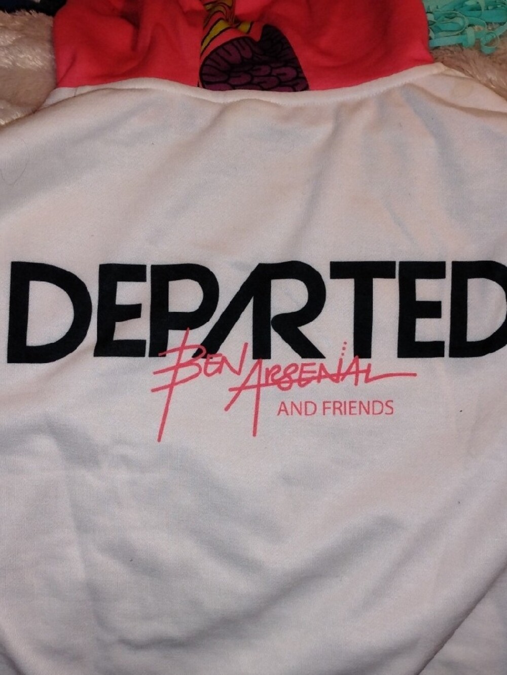 Women's Cropped  White Sweatshirt